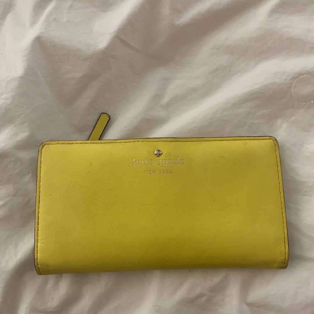 Kate Spade Yellow Wallet